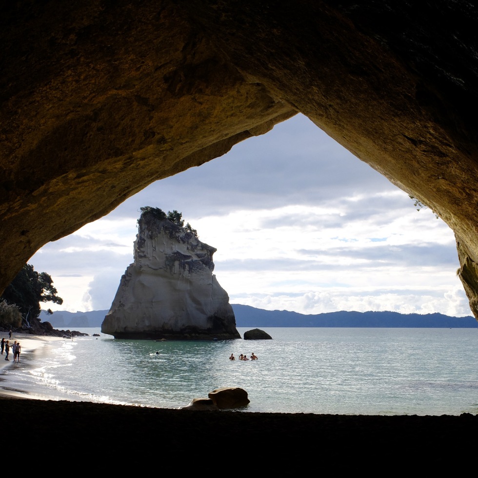 cathedral cove grotte